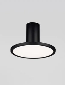 LED čierne moderné stropné svietidlo Ekei