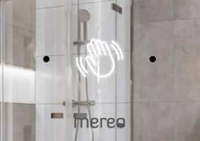 Mereo Mereo, zrkadlo okrúhle pr. 600 mm, LED osvetlenie, pieskované medzikružie, MER-CN167S