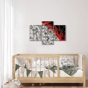 Obraz - 3D hexagóny (90x60 cm)