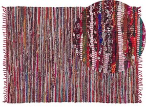Bavlnený koberec 140 x 200 cm viacfarebný DANCA Beliani