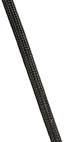 Priemyselné závesné svietidlo čierne 5-svetlo - Cava