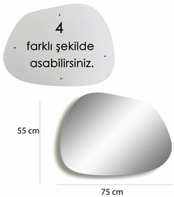 Zrkadlo Gusto 55 x 75 cm