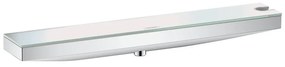 Hansgrohe Rainfinity, nástenná prípojka hadice Porter 500 a polička PRAVÁ, chróm, HAN-26858000