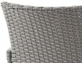 Set záhradného nábytku sivý GARDENLINE