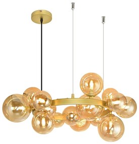 Brilagi - LED Luster na lanku MILLA 15xG9/3W/230V zlatá