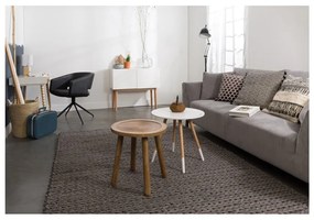 Odkladací stolík z mangového dreva Zuiver Dendron, Ø 43 cm