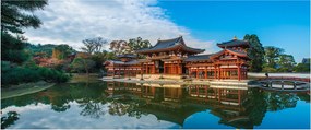 Obraz - Chrám Byodo-in, Japonsko (120x50 cm)