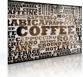 Sklenený obraz - Coffee (70x50 cm)