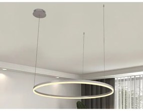 LED Stmievateľný luster na lanku LED/55W/230V 3000-6500K + diaľkové ovládanie
