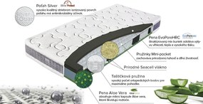Materasso Taštičkový matrac Swiss Duospring Rozmer: 120 x 200 cm