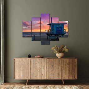Obraz z pláže Santa Monica (150x105 cm)