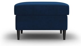 Modrá zamatová podnožka Kyoto – Cosmopolitan Design