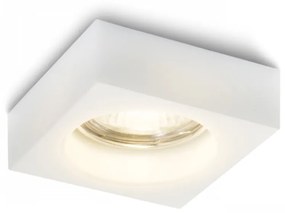 BIANCA SQ | Zápustné sklenené LED svietidlo Farba: Opálové sklo