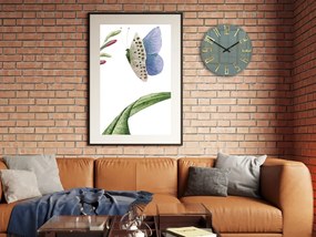 Nástěnné hodiny Slim 32 cm zlaté/šedé