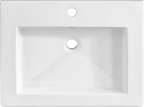 Comad Nábytkové keramické umývadlo UM-8070 SPIRIT 60, 61x46 cm, biela lesklá