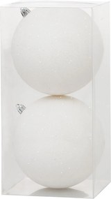 Gule MagicHome Vianoce, 2 ks, biele, na vianočný stromček, 12 cm