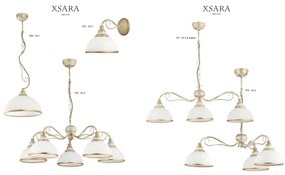 Jupiter 1173 - XS K - Svietidlo nástenné XSARA 1xE27/60W/230V