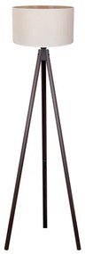 Duolla - Stojacia lampa 1xE27/60W/230V pr. 44 cm krémová/wenge
