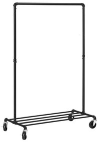 Mobilný stojanový vešiak LINEA čierny