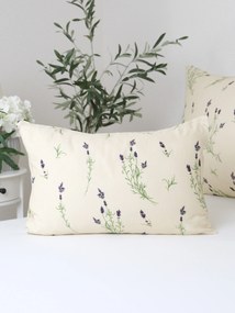 Mušelínová obliečka na vankúš 40 × 60 cm - Levanduľa 02
