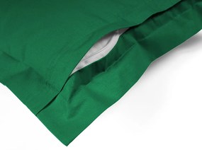 Biante Bavlnená obliečka na vankúš s lemom Moni MOD-505 Zelená 40 x 60 cm