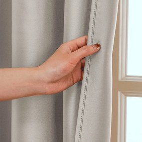 4Home Výhodná sada Zatemňovací záves Cairo béžová, 150 x 250 cm, 2 ks