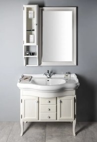 Sapho Sapho, RETRO zrkadlo zrkadlo v drevenom ráme 70x115cm, buk, 1680