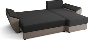 Rozkladacia obojstranná sedacia súprava do L TAVERO 251x140 cm, tmavomodrá