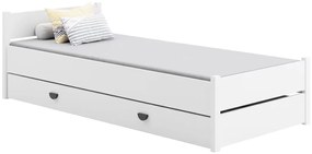 JEDNOLÔŽKOVÁ POSTEĽ MONTY 90x200 S MATRACOM A ROŠTOM + ÚLOŽNÝ PRIESTOR