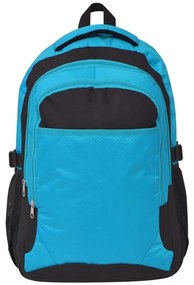 Školský batoh, 40 l, čierno-modrý