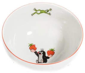 Dětská porcelánová miska, Thun, Krteček