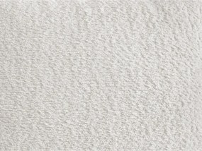 Biela podnožka z textílie buklé Azra – Bobochic Paris