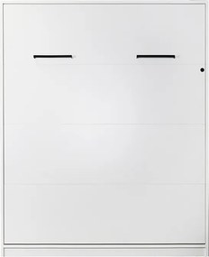 Moderný polohovateľný nábytok 160x200 vertikálny - matná biela