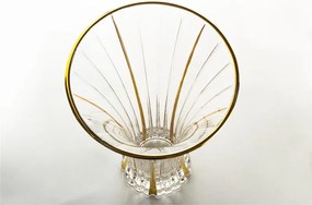 KRIŠTÁĽOVÁ VÁZA BOHEMIA PRESTIGE TIMELESS GOLD 320MM
