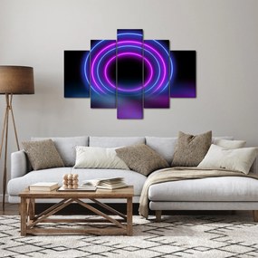 Obraz farebných kruhov (150x105 cm)