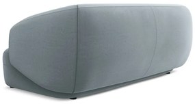 Svetlomodrá zamatová pohovka 212 cm Moana – Makamii