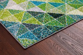 Koberec Agnella Funky Top Super Tas tyrkysový