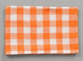 Profod Bavlnená utierka KARIN - Oranžová / biela