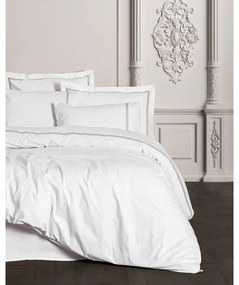 Obliečky z bavlneného saténu s plachtou na dvojlôžko Mehves, 200 × 220 cm