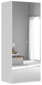 Šatníková skriňa BRW Flex 142 (biela) (so zrkadlom). Vlastná spoľahlivá doprava až k Vám domov. 1098238