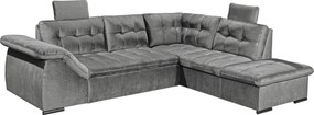 XXXLutz ROHOVÁ SEDAČKA, textil, sivá MID.YOU - Sedačky - 002220045701