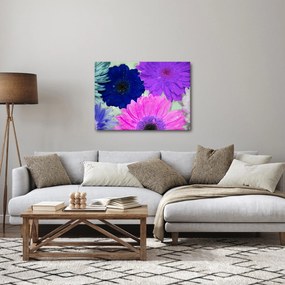 Obraz farebných kvetín (70x50 cm)