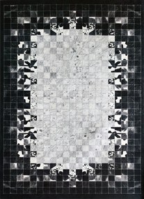 Koberec Porte 2054 GREY – sivý s geometrickým vzorom, obdĺžnik Rozmer: 80x150 cm
