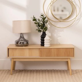 TV stolík v prírodnej farbe 115x48x40 cm Naroa – Casa Selección