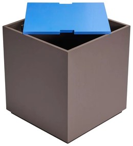 Truhlica z jaseňového dreva v modrej a tmavosivej farbe 40x45 cm Vault – Hübsch