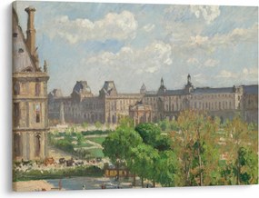 Obraz - Camille Pissarro, Place du Carrousel, Paris, reprodukcia (70x50 cm)