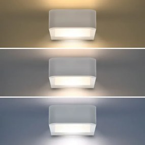 Brilagi - LED Vonkajšie nástenné svietidlo BARI LED/7W/230V biela IP54