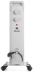 G21 Merapi olejový radiátor, 9 rebier, 2000 W,biely