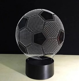 Zaparkorun Nočná 3D LED lampa - futbalová lopta