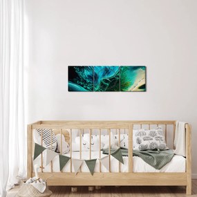 Obraz - Abstraktné pozadia (s hodinami) (90x30 cm)